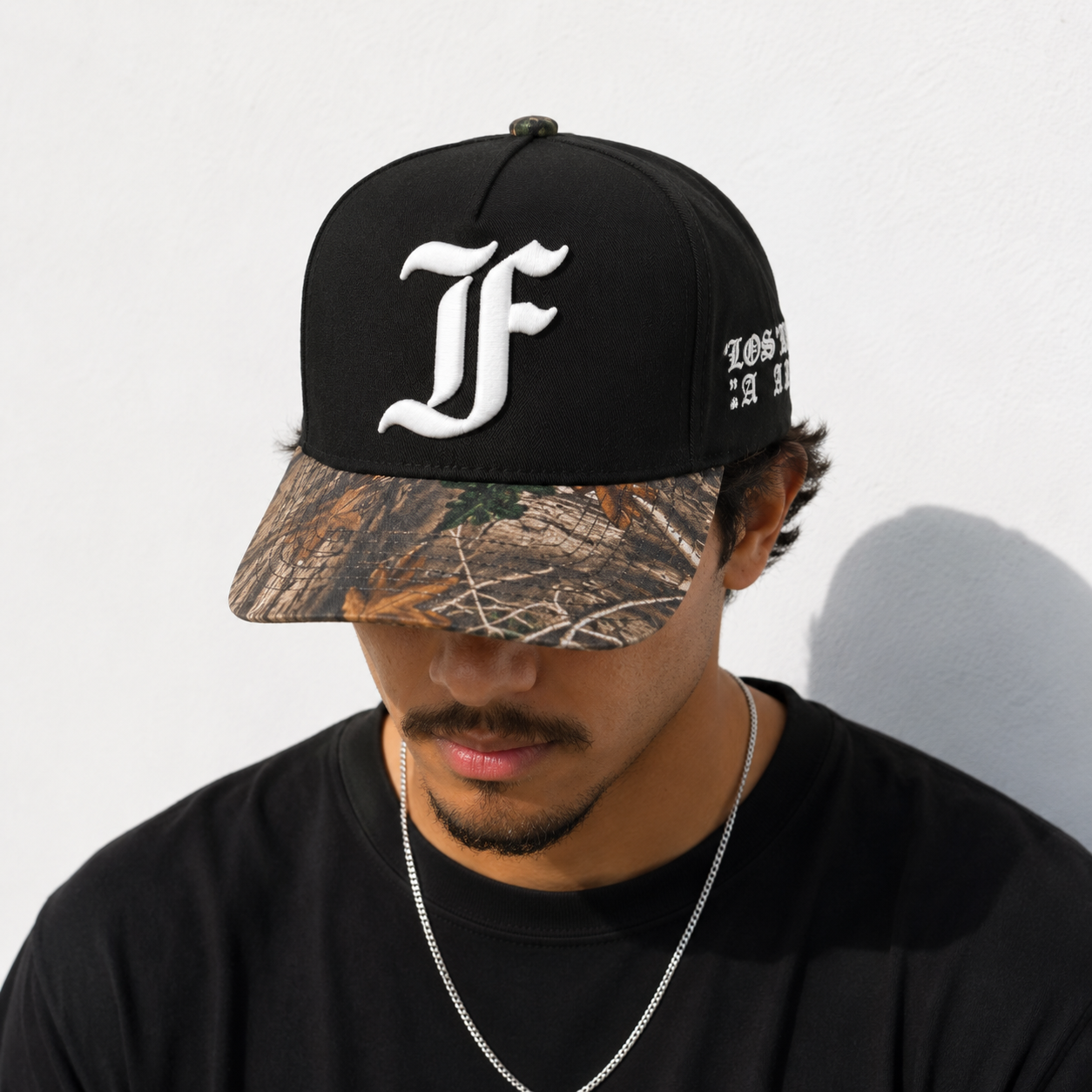 Signature Snapback Black Camo