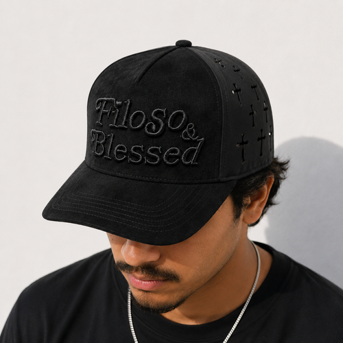 Filoso And Blessed Suede Snapback