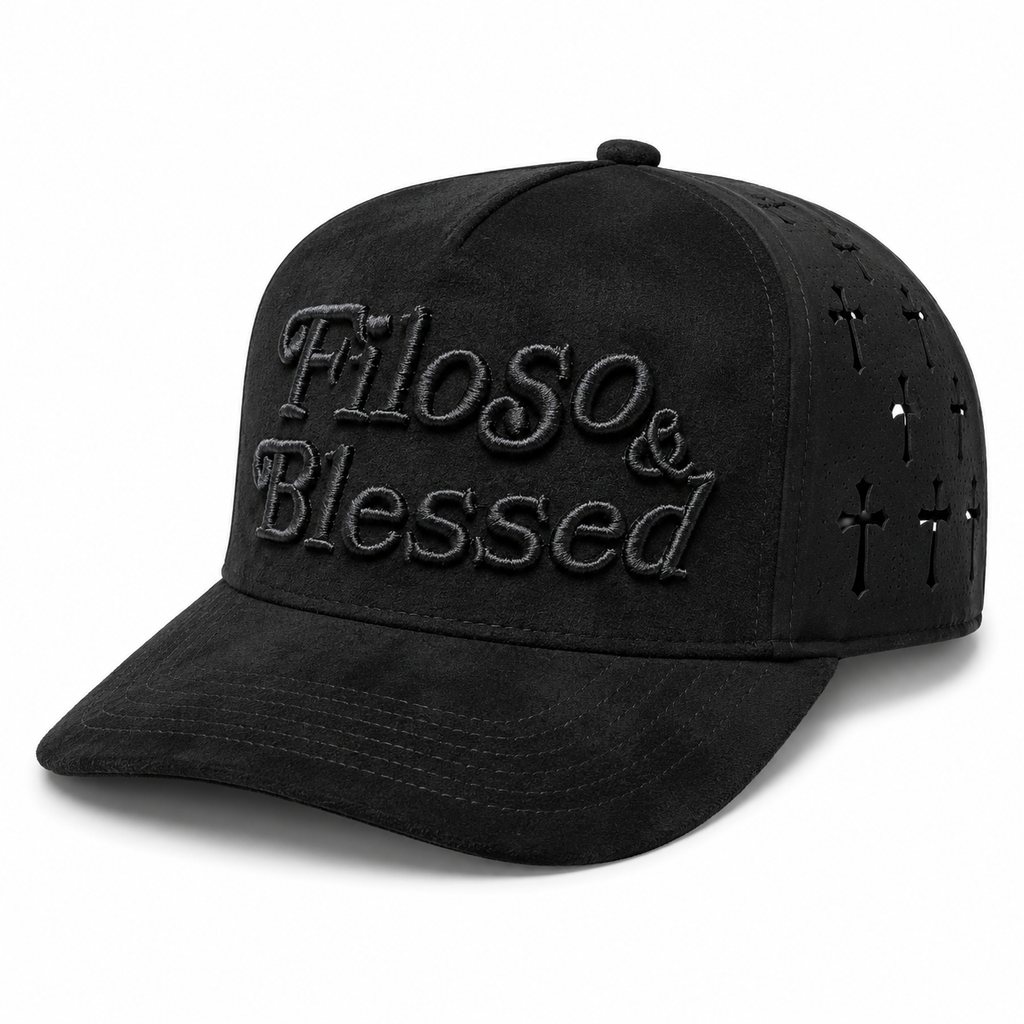 Filoso And Blessed Suede Snapback