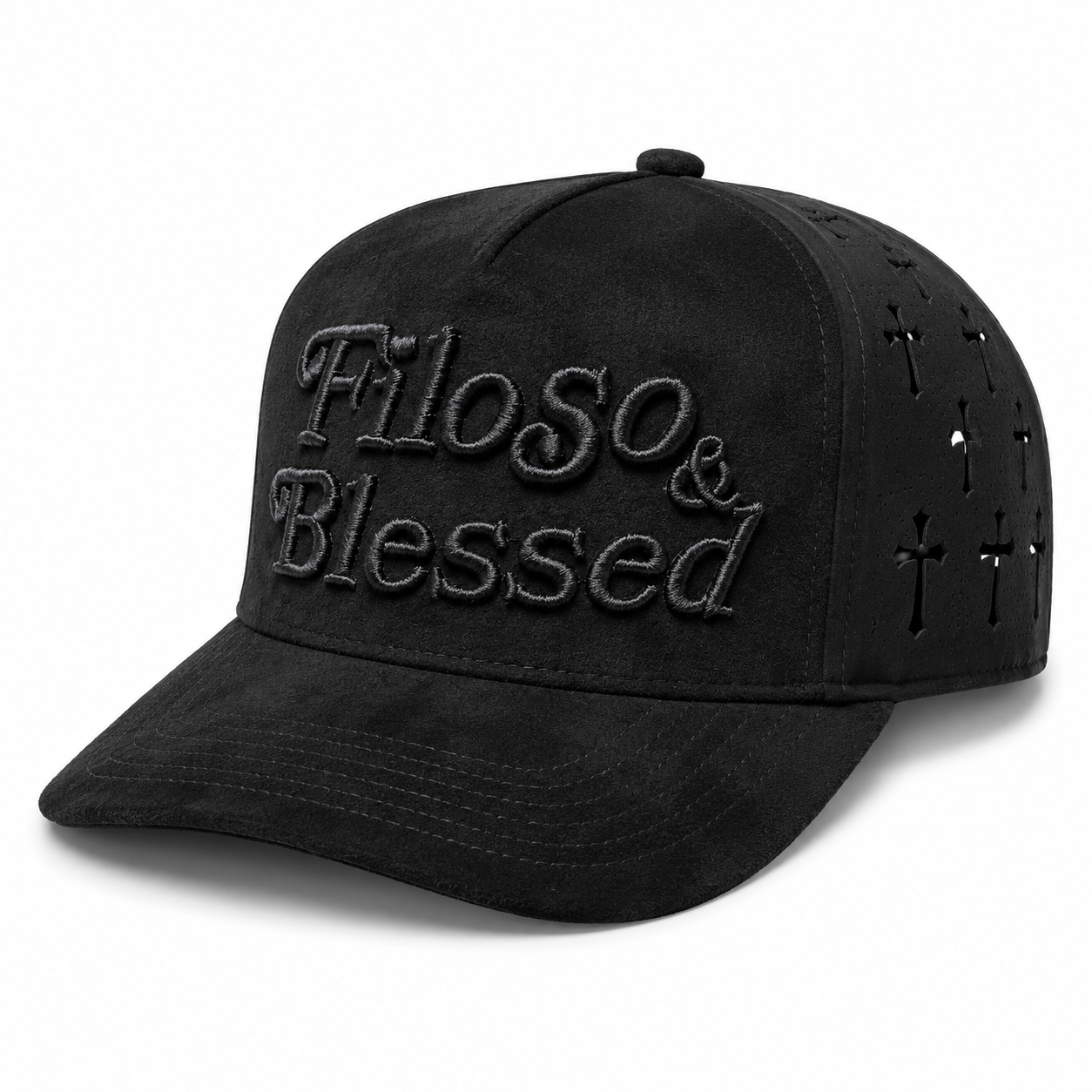 Filoso And Blessed Suede Snapback